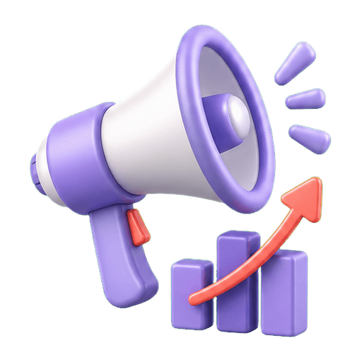 Ikona 3D marketingu